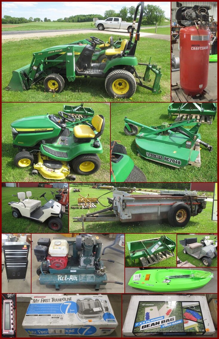 Image for June Machinery, Outdoor, Tools, Silver and Household (orange tag)