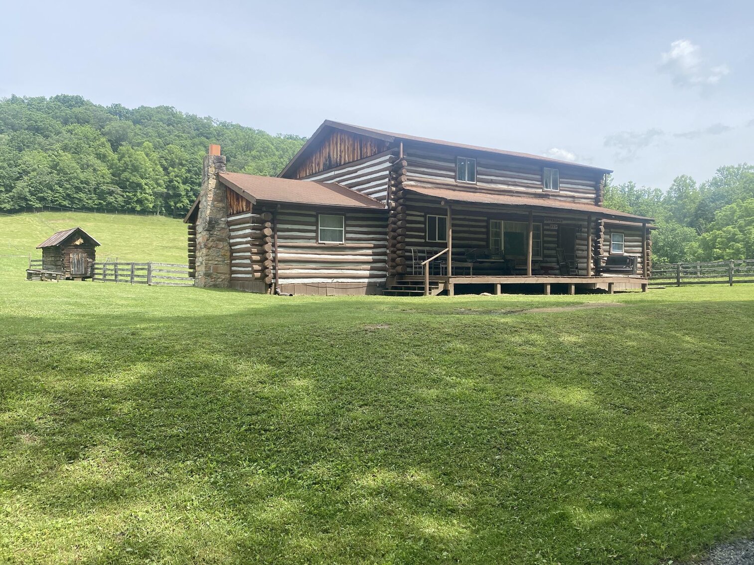 SOLD 115,500 4 Bedroom Log Home Overlooking the New River