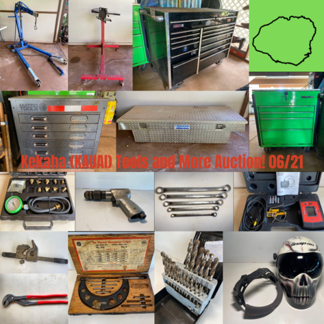 Image for Kekaha (KAUAI) Tools and More Auction! 06/21