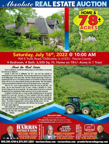 Image for ABSOLUTE ESTATE AUCTION CHILLICOTHE, IL