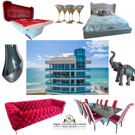 Image for Miami Beach $4.5 M Penthouse, Online Downsizing Auction