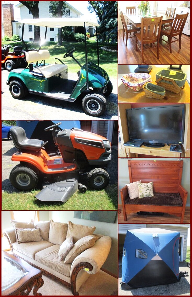 Kulow Golf Cart, Ice Fishing and Fine Household