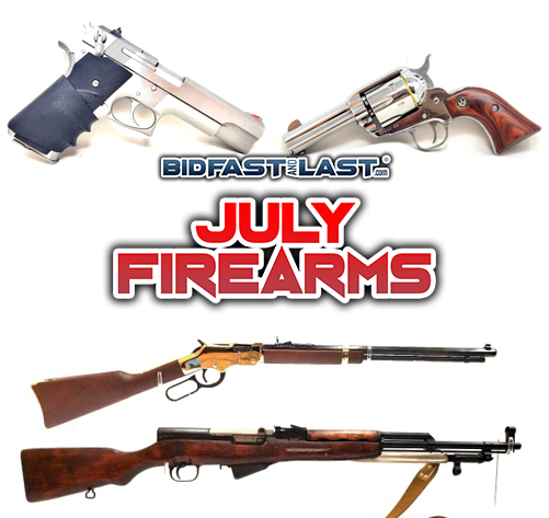 Image for Bid Fast and Last July Firearm Auction 2022