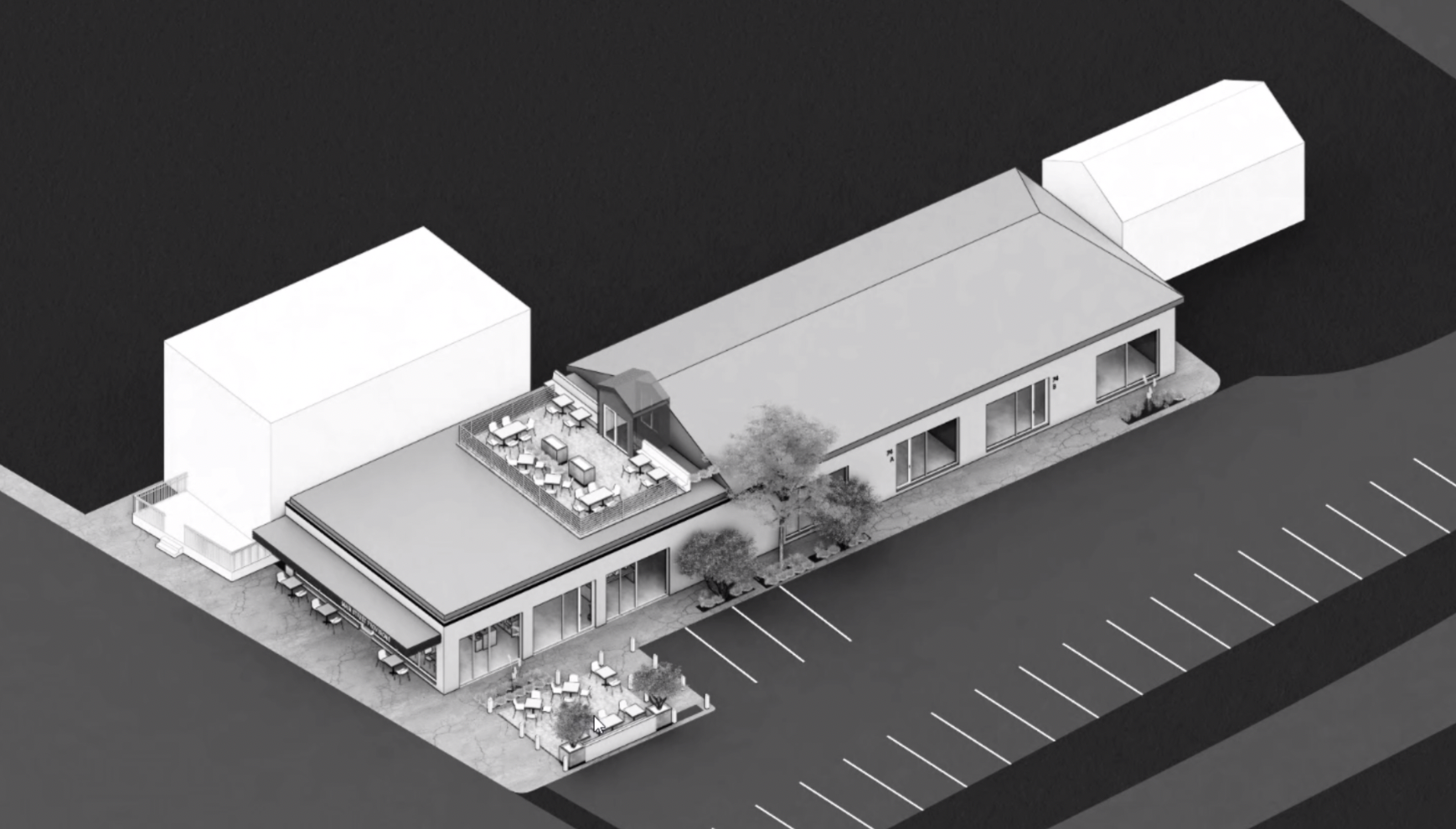 Image for Downtown, Main St. Commercial Flex Building - 5,658 SF - .64 AC - 24 Parking Spots - Concept Plans Included - 74 Main St. Warsaw VA