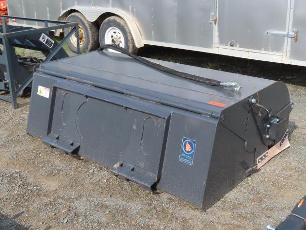 Skid Loader Attachments & 14' Seal Coat Trailer