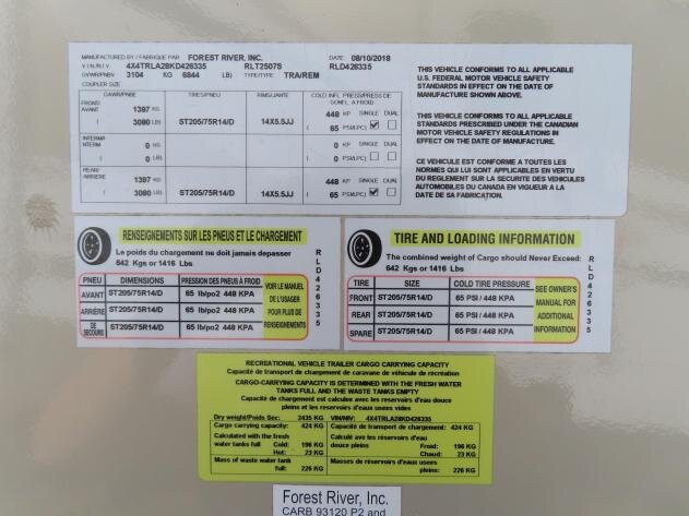 2019 Rockford Mini Lite 2507S Travel Trailer