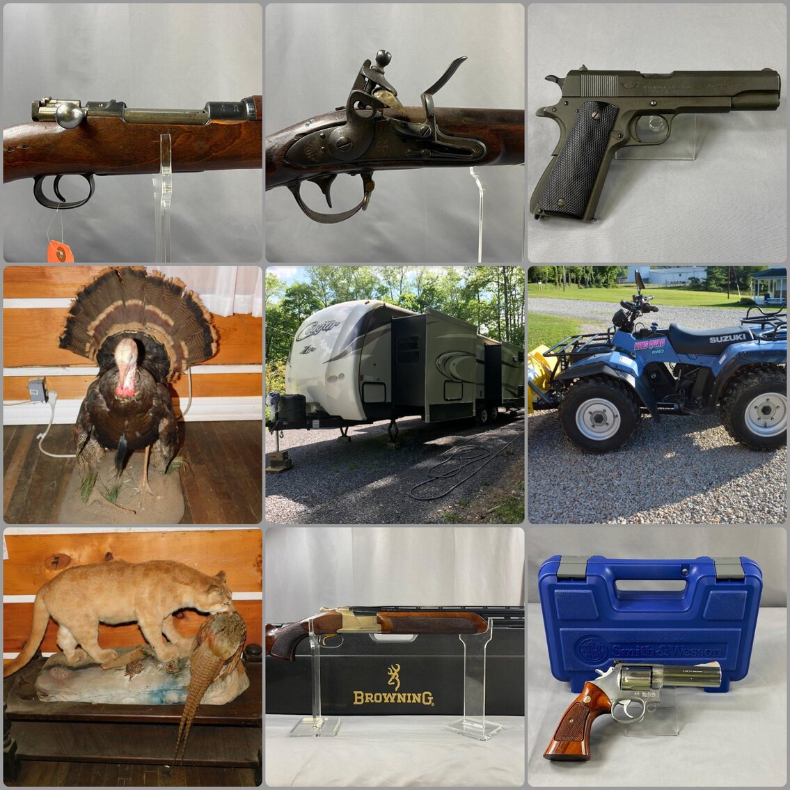Jane Lew, WV Summer 2022 Guns, Ammo & Taxidermy Auction DAY 1 of 2