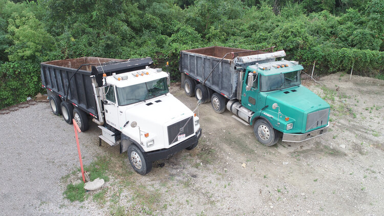 Image for (2) Volvo Dump Trucks (Tedrow)