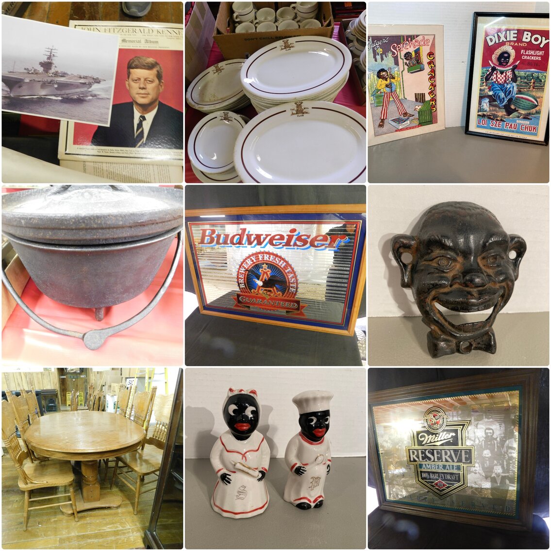 Image for Jane Lew, WV – HUGE 500 Lot Auction! Beer Mirrors & Signs, NASCAR Items, Black Americana, and more!