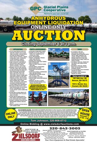 Image for GLACIAL PLAINS COOPERATIVE ANHYDROUS EQUIPMENT LIQUIDATION ONLINE ONLY AUCTION