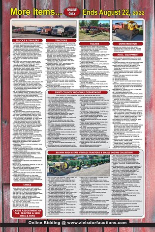 Image for AUGUST FARMER DEALER ONLINE ONLY CONSIGNMENT