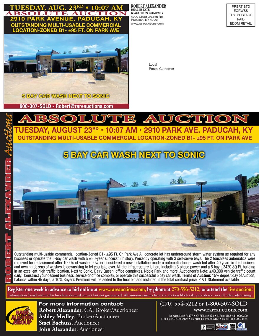 Image for ABSOLUTE AUCTION 2910 PARK AVE PADUCAH, KY