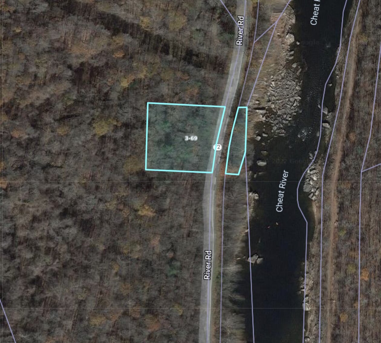 SOLD 33,550 1.43 Acres Along the Cheat River