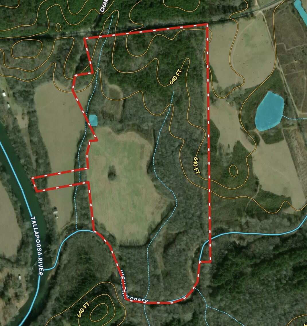 Image for 90 Ac +/- Co Rd 139 Chambers County, Alabama on the Tallapoosa River