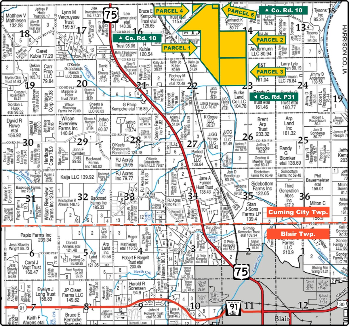 Image for Closed - Washington Co., NE - 676.25 Ac., m/l (090-0217)