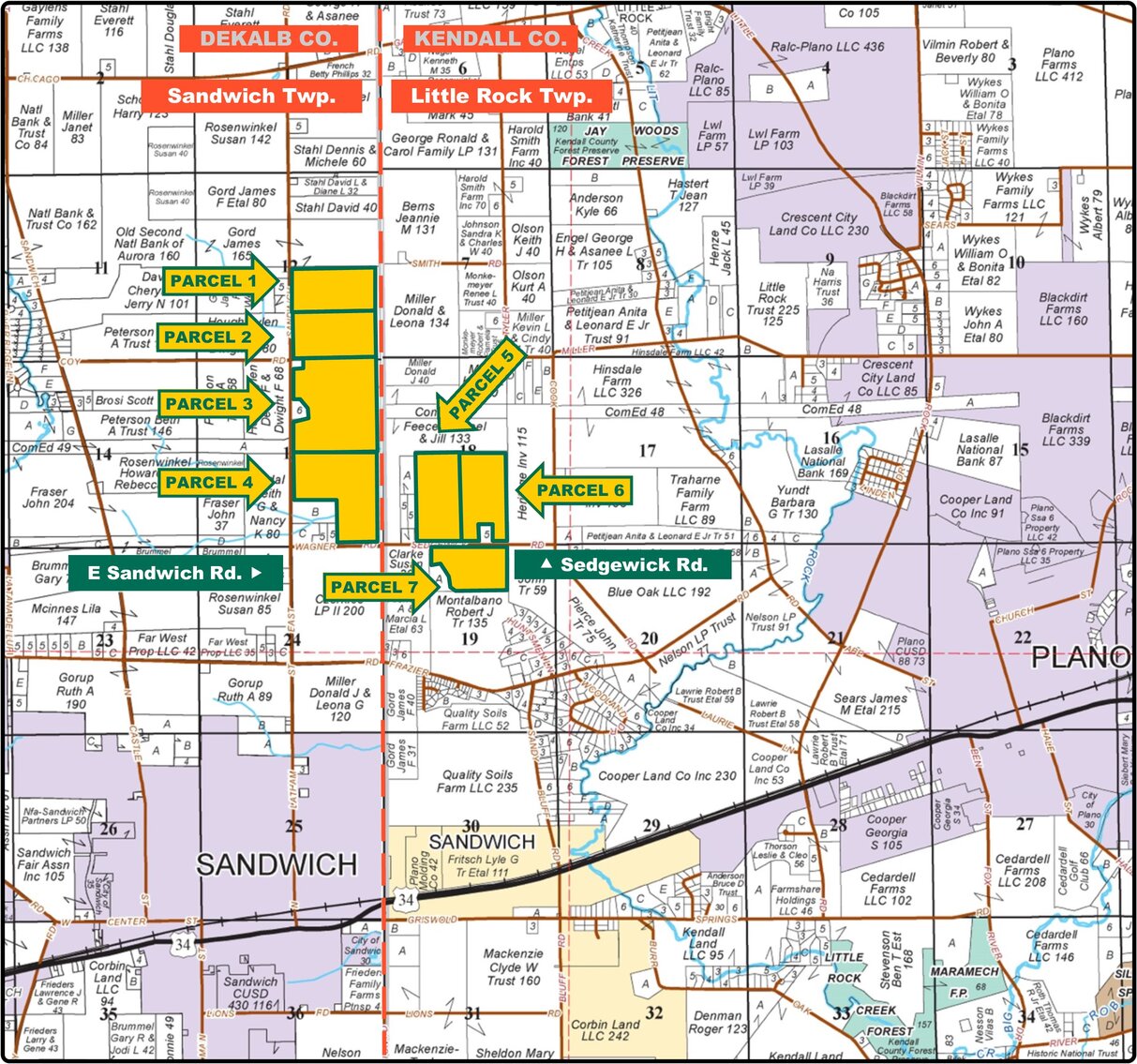 Image for CLOSED - DeKalb/Kendall Co., IL - 646.323 Ac., m/l (070-0087)
