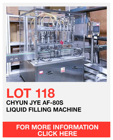 Image for Nutra Processing Packaging Manufacturing Equipment Auction