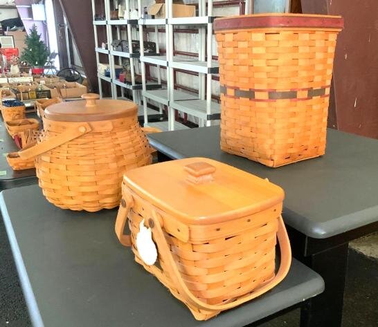 Image for Longaberger Baskets, DVDs, Tools, Household Items, Furniture- VIRTUAL AUCTION