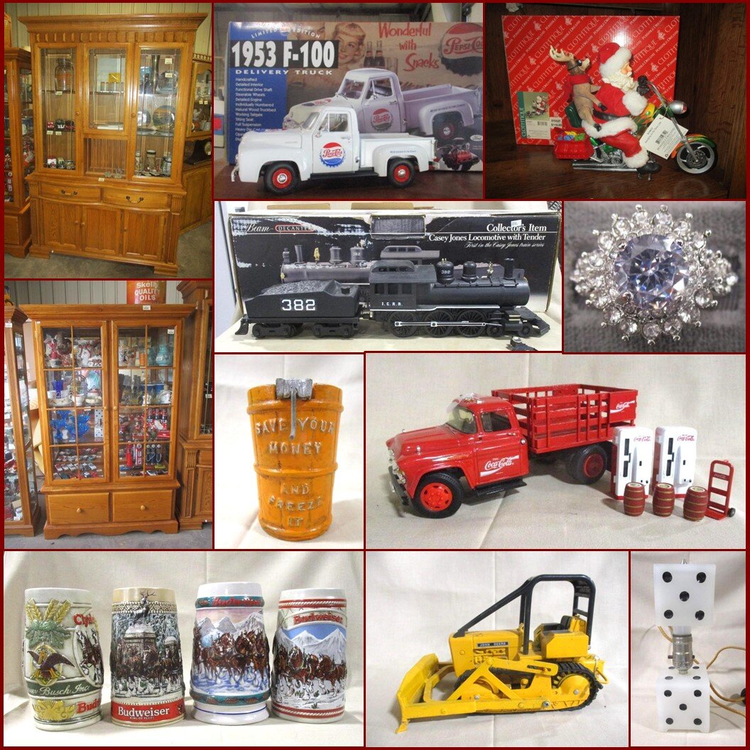Image for Furniture, Jim Beam and Collectibles (light yellow tag)