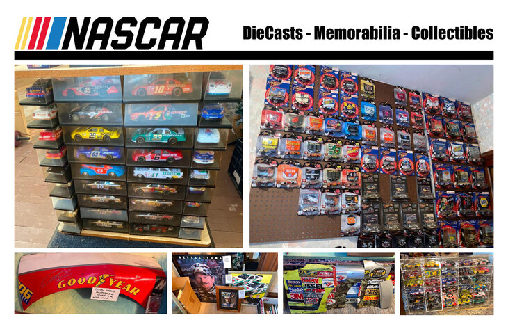 Image for NASCAR Collection, 2500+/- Diecasts, Posters, NASCAR Sheet Metal - All As 1 Bulk Lot (Maple)