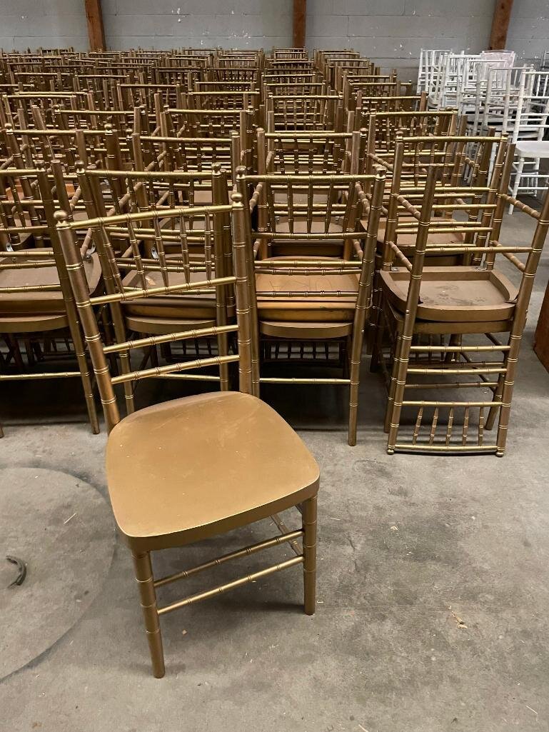 Image for 190 Chiavari Even Chairs, 150 Event Chairs - Online Auction