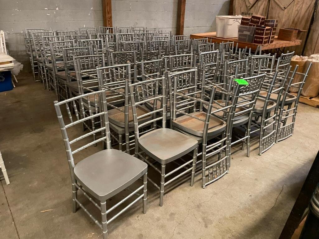 Image for 190 Chiavari Even Chairs, 150 Event Chairs - Online Auction
