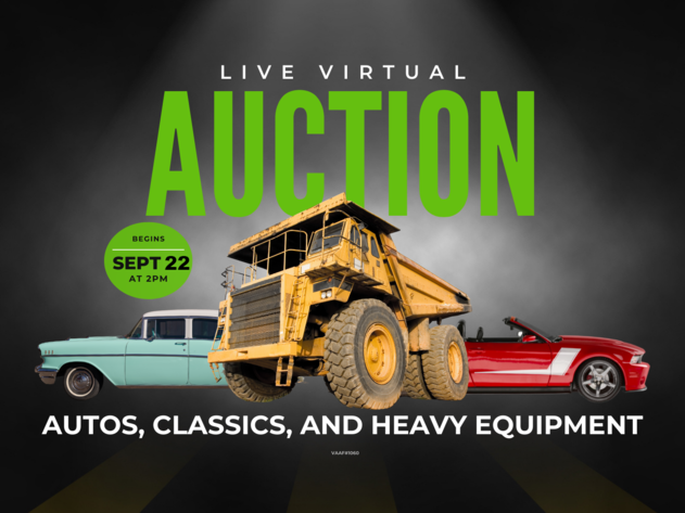 Image for Live Virtual Equipment Sale & More