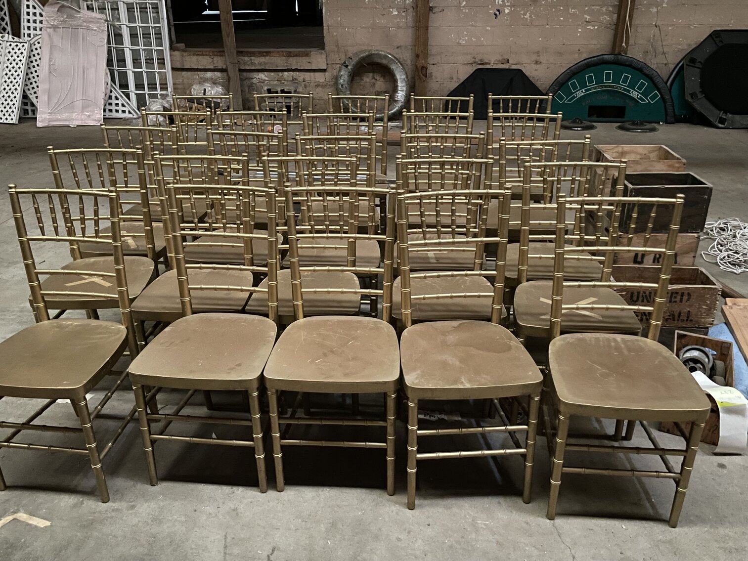 Image for 190 Chiavari Even Chairs, 150 Event Chairs - Online Auction