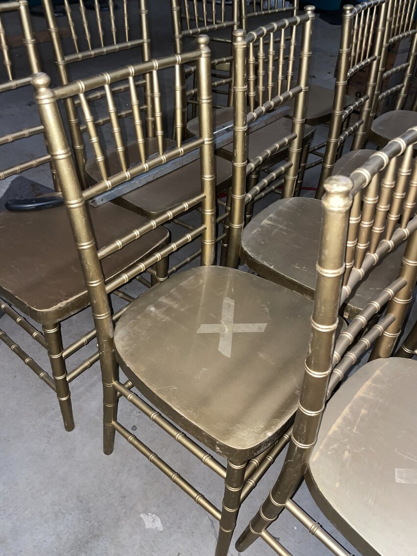 Image for 190 Chiavari Even Chairs, 150 Event Chairs - Online Auction