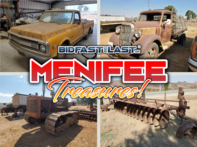 Image for Bid Fast and Last's Menifee Treasures Event 2022