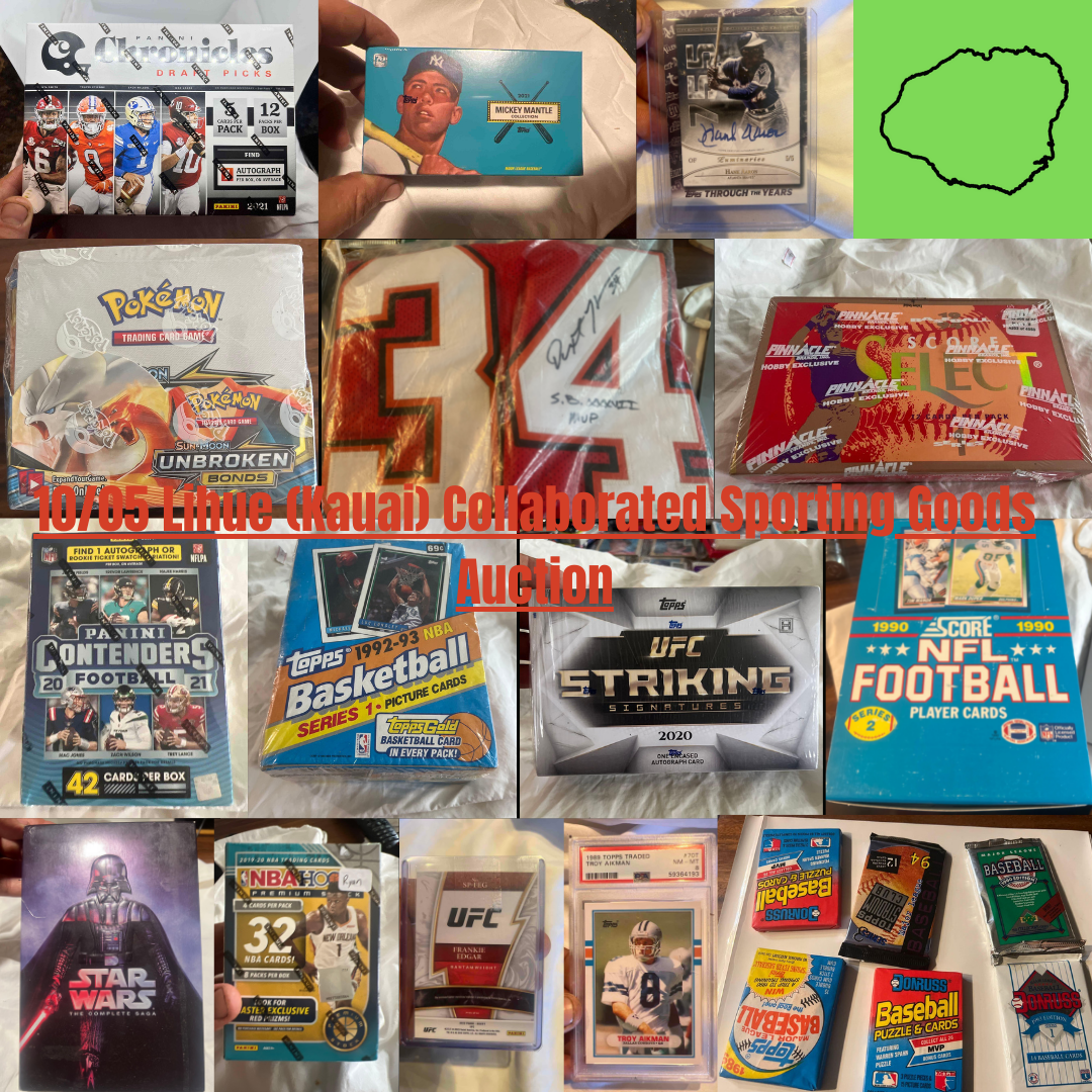 Image for 10/12 Lihue (Kauai) Collaborated Sporting Goods Auction