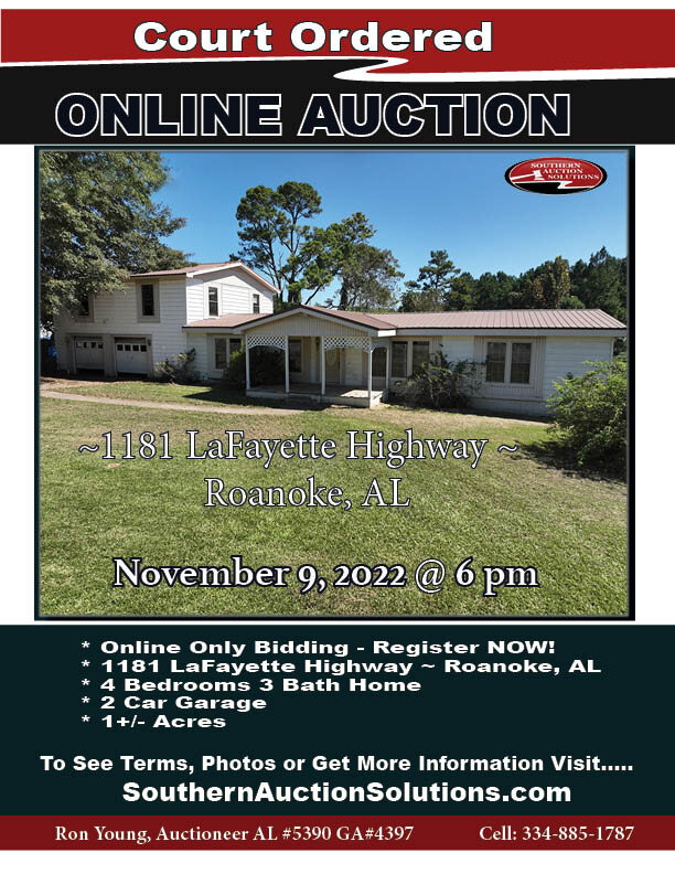 Image for 1181 LaFayette Highway, Roanoke, AL