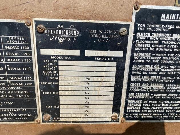 Hendrickson Pettibone Crane Truck