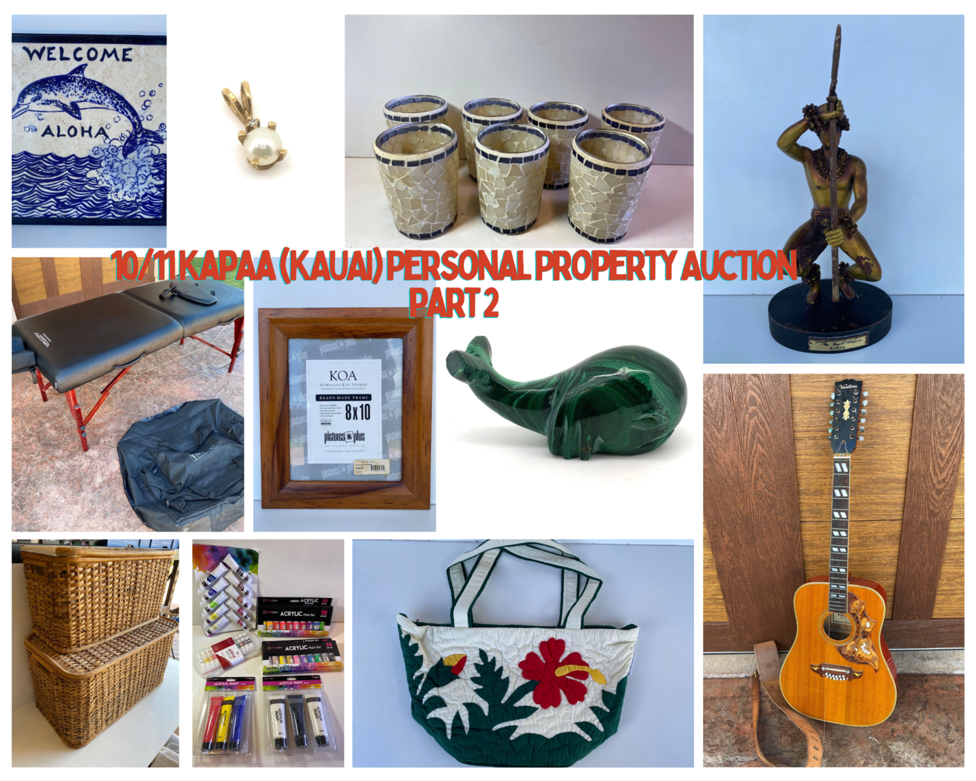 Image for 10/11 Kapaa (KAUAI) Personal Property Auction Part 2