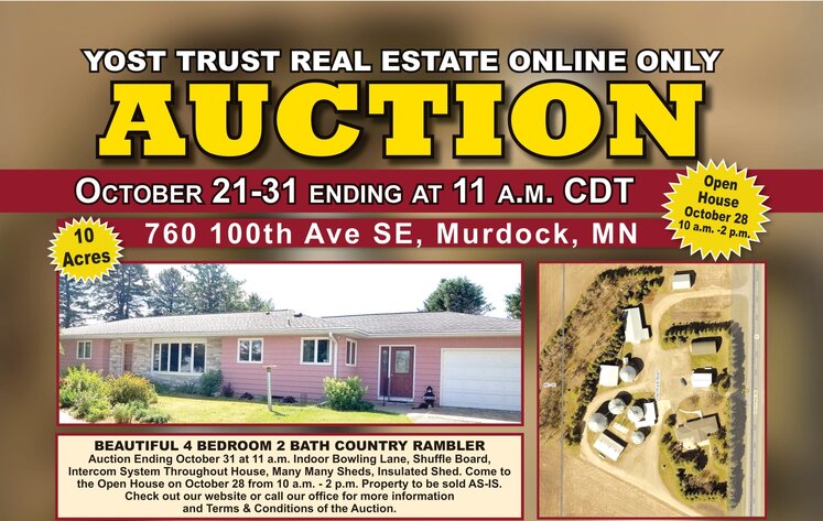 Image for YOST TRUST REAL ESTATE ONLINE ONLY AUCTION