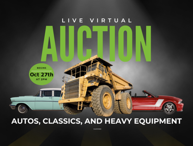 Image for Live Virtual Equipment Sale and More