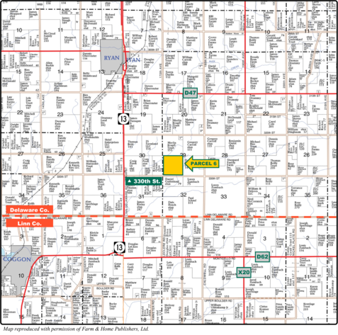 Image for Closed - Delaware Co., IA - 381.34 Ac., m/l (010-2490)