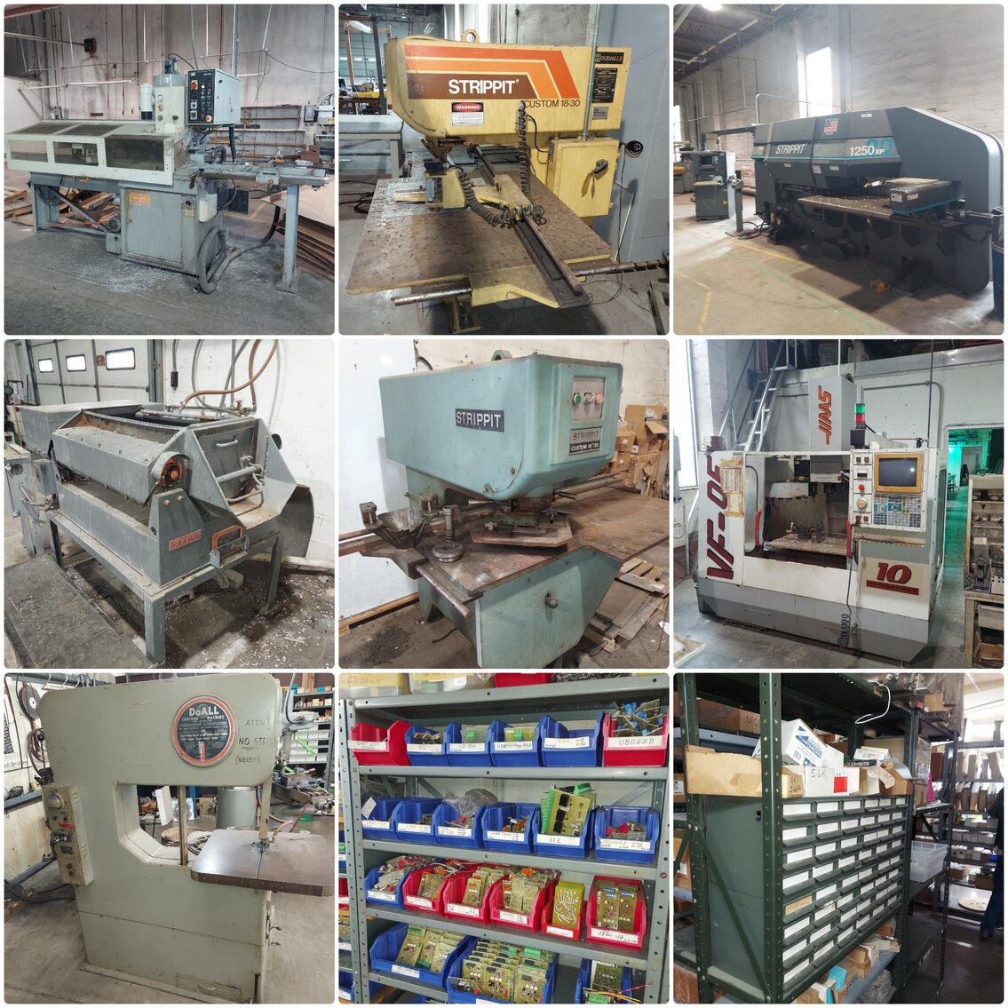 Scott Depot, WV Machine Shop Tools, Electric Motors, Shelving, and More!