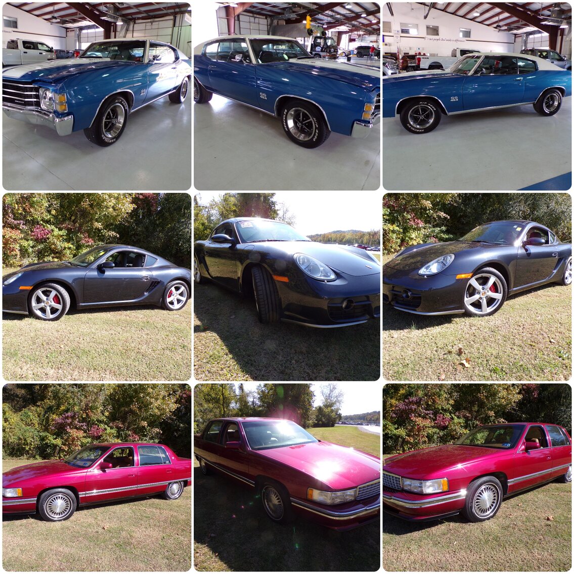 Image for St Albans, WV – ’71 Chevelle w/SS Mods, ’06 Porsche Cayman S Coupe, ’94 Cadillac Deville