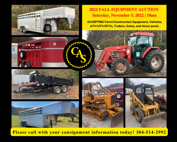 Image for 2022 Fall Equipment Auction