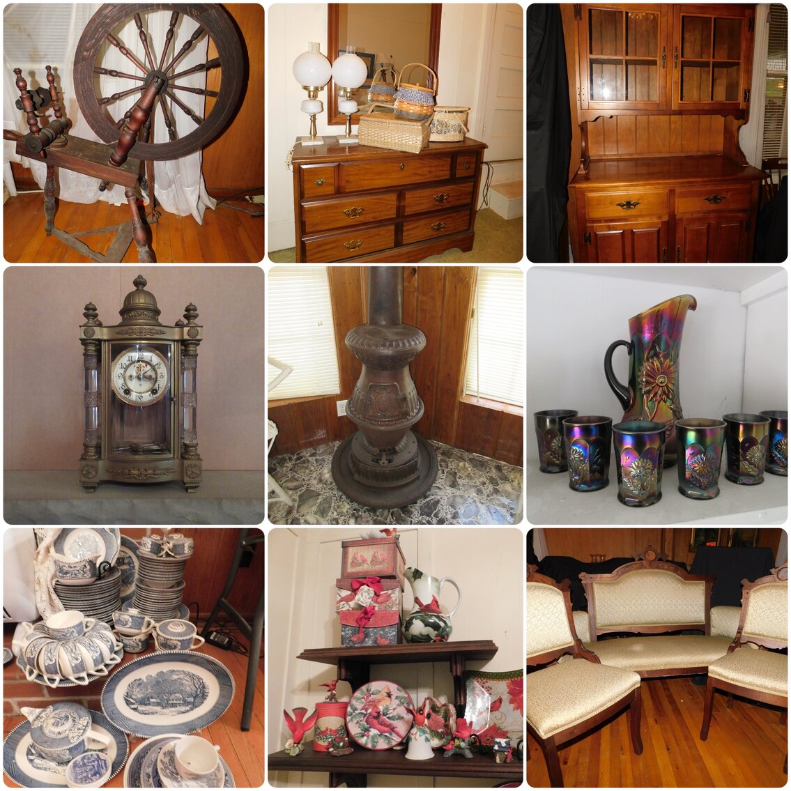 Weston, WV Floyd Estate Auction Glassware, China, Antique Furniture