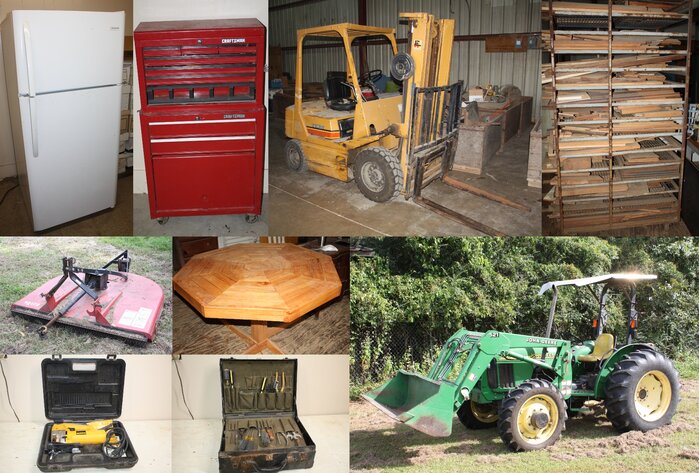 Image for The Living Estate of Thomas J. “Tom” Stone Farm Equipment, Tools, Wood Working Equipment and More!!!