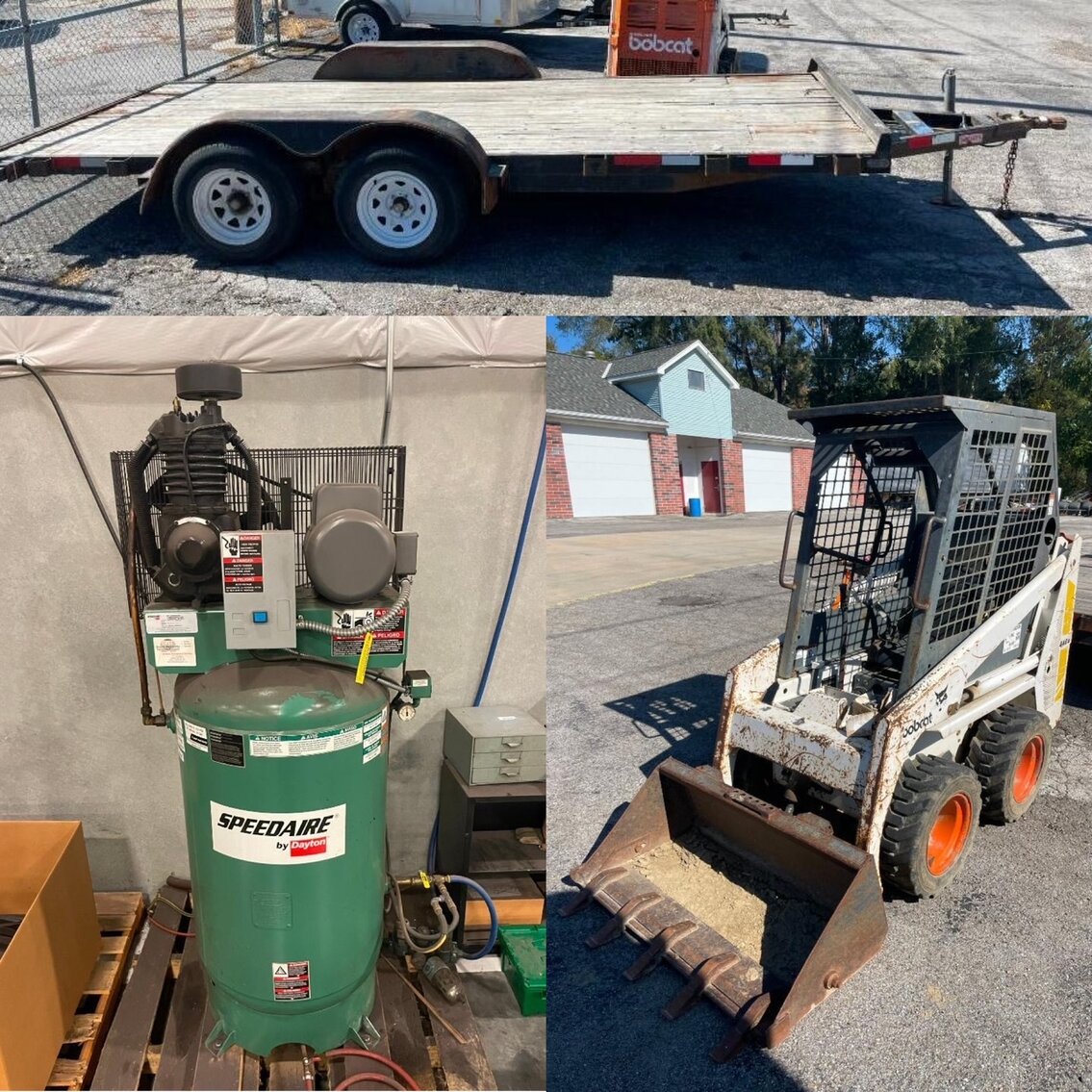 Image for Skid Loader, Trailers, Truck & Snow Plow, Tools, Shop Equipment & Barricades