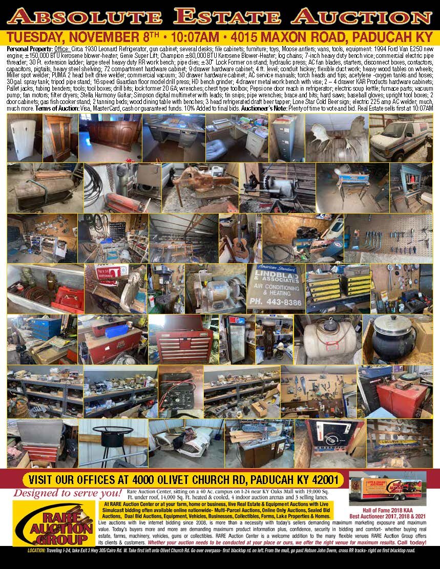 Image for ABSOLUTE AUCTION 4015 MAXON ROAD