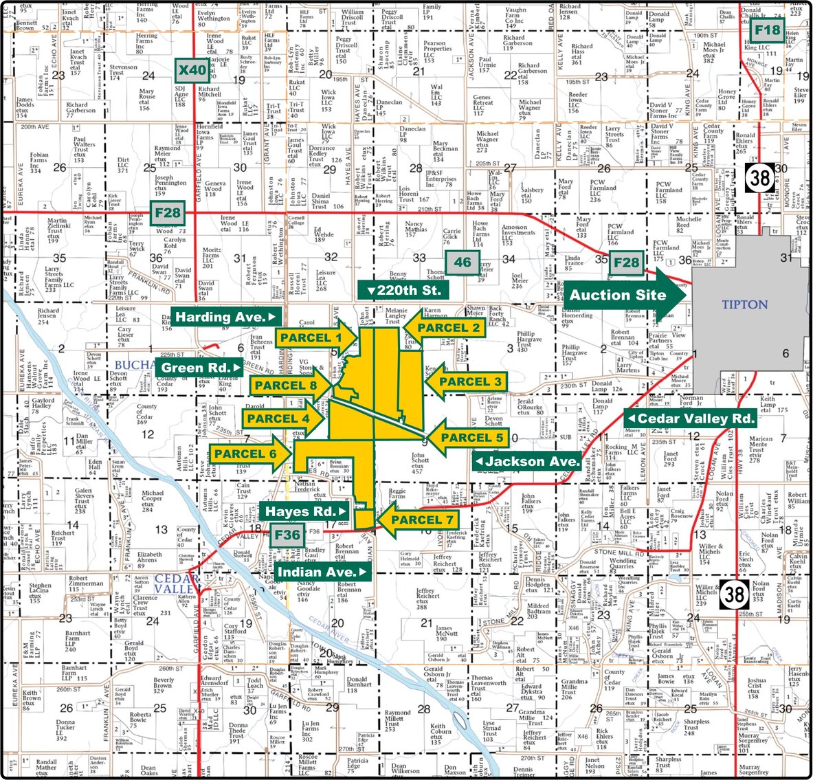 Image for Closed  - Cedar Co., IA - 934.67 Ac., m/l (010-2495)