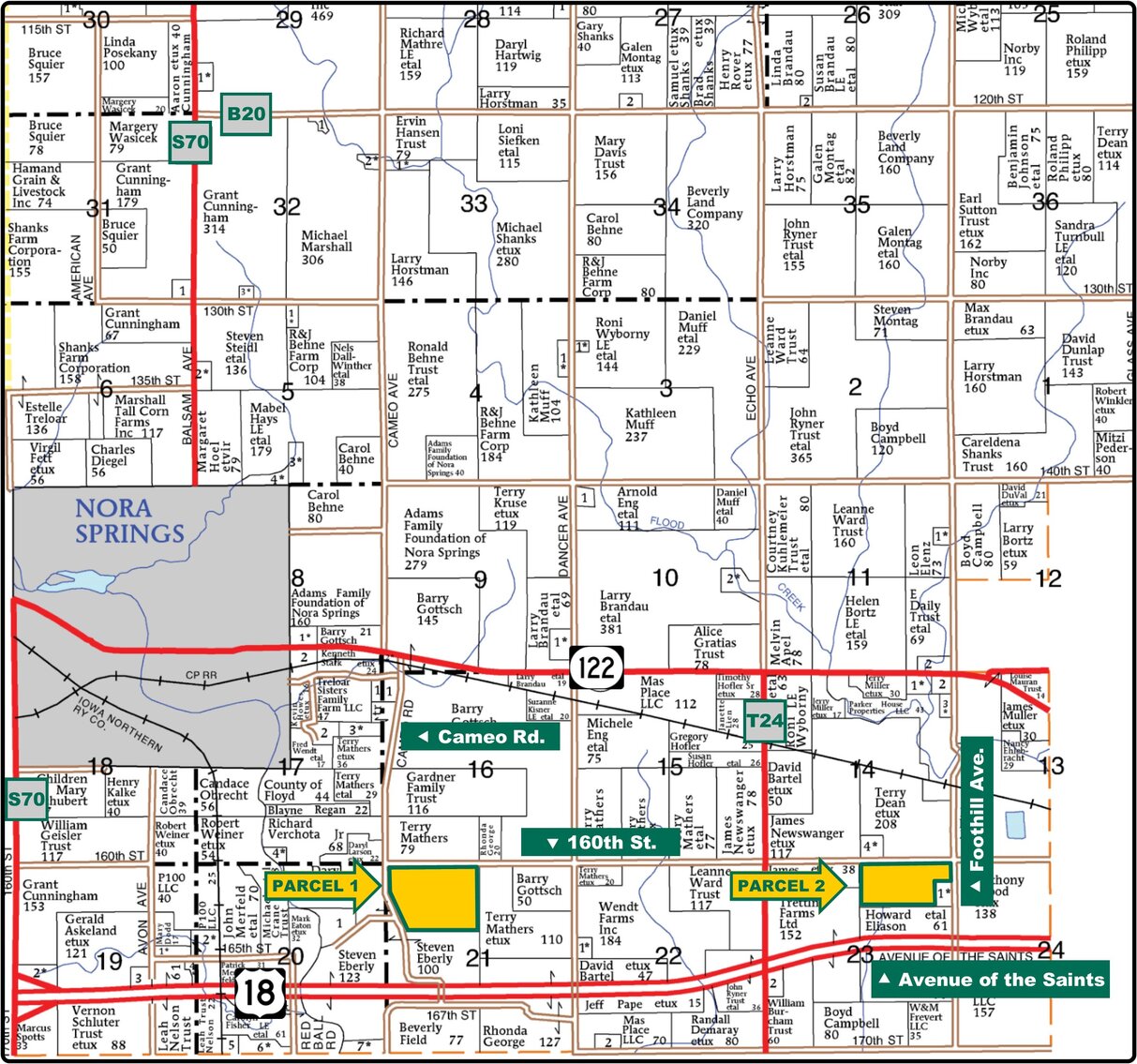 Image for Closed - Floyd Co., IA - 174.84 Ac., m/l (020-0506)