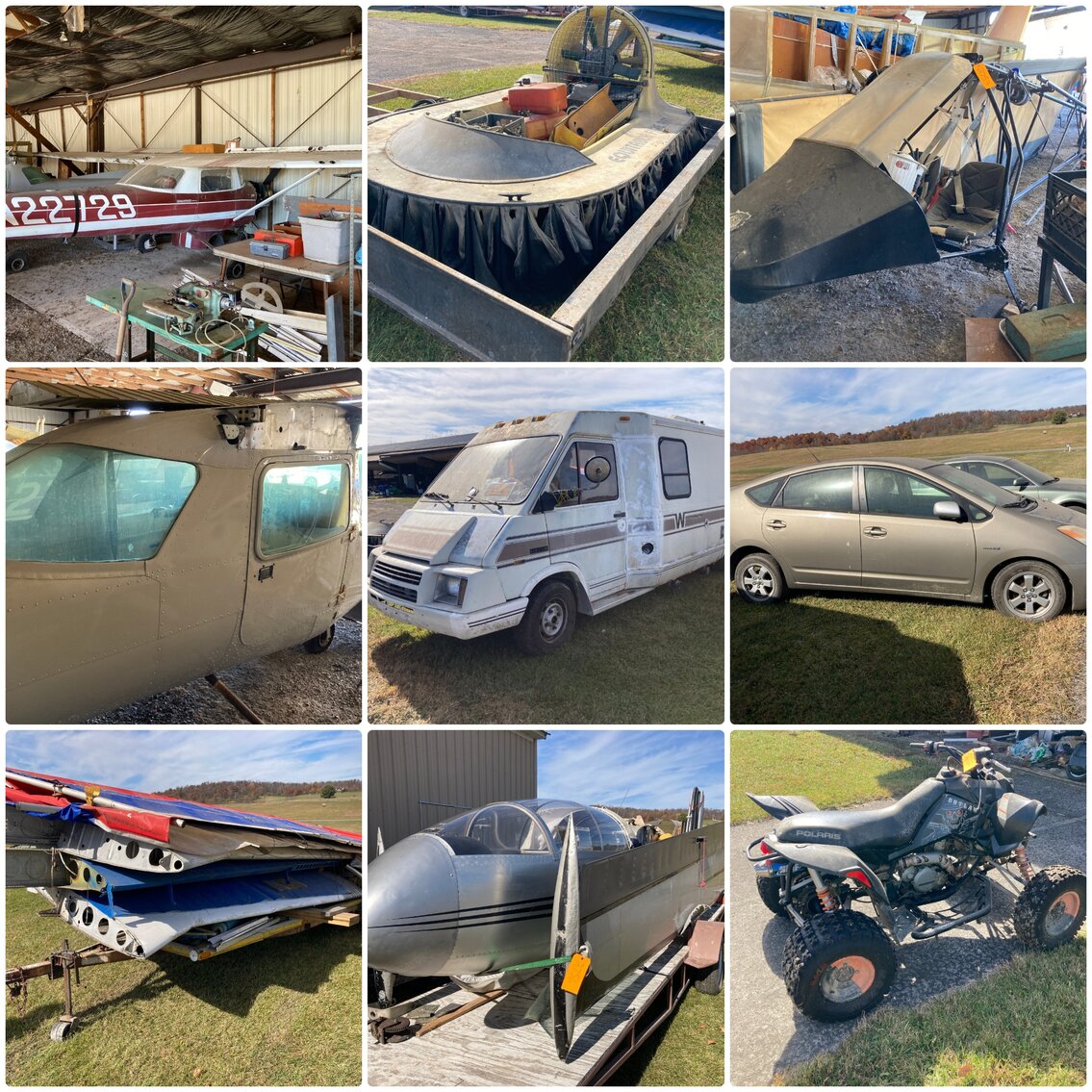 Image for Albright - Single Engine Airplanes & Gliders, Airplane Parts & Engines, Aviation Items, Tools, Abandoned Vehicles, And Much More