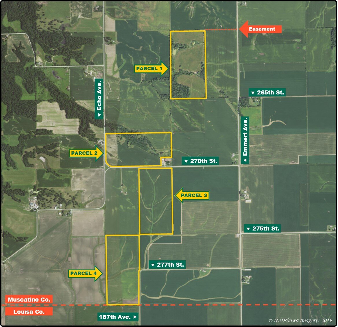 Image for Closed - Muscatine Co., IA - 311.31 Ac., m/l (010-2504)