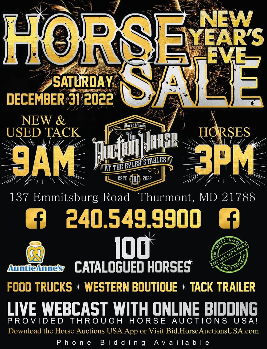 The Auction House at The Eyler Stables Thurmont, Maryland New Years Eve!