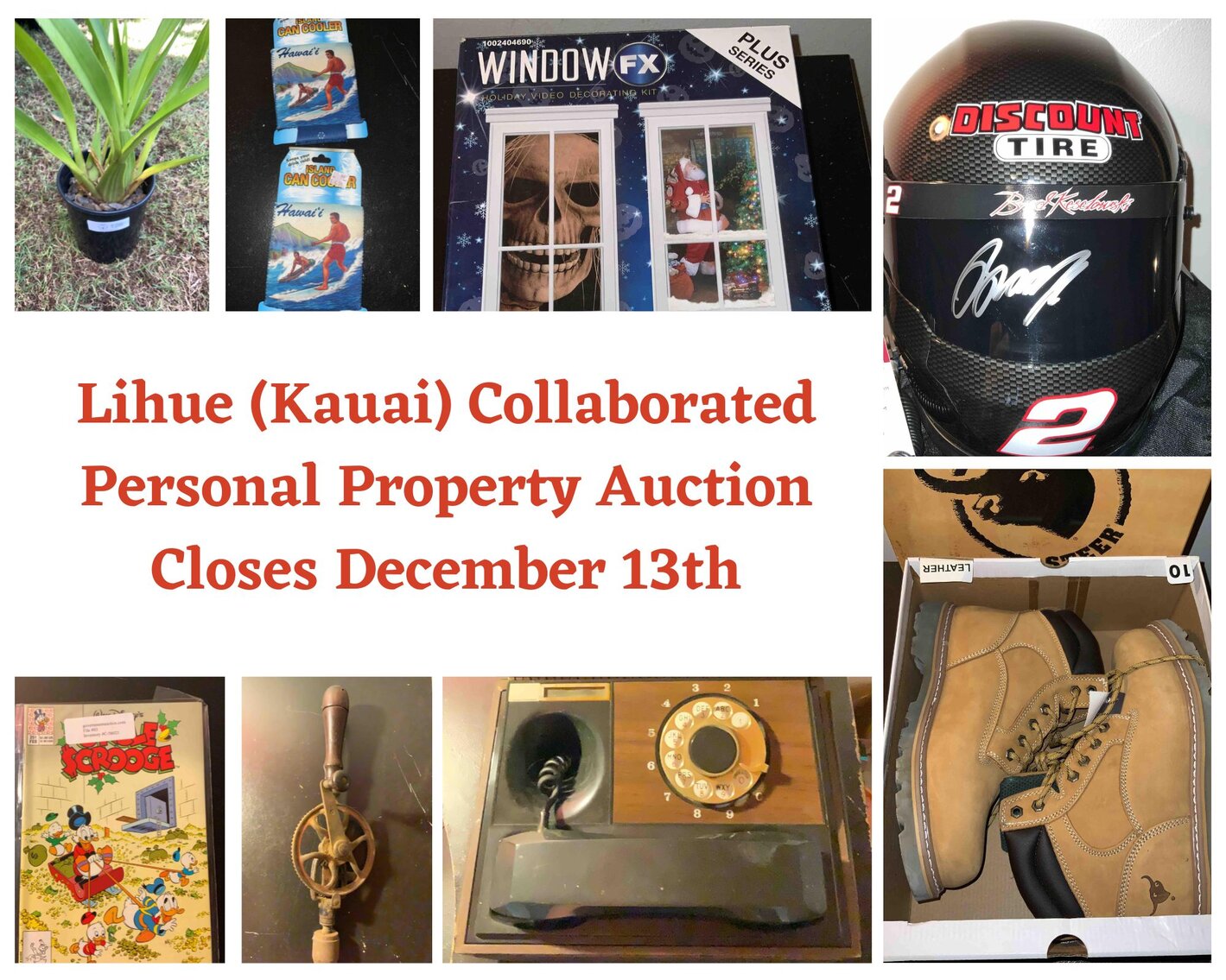Image for 12/13 Lihue (KAUAI) Collaborated Personal Property Auction